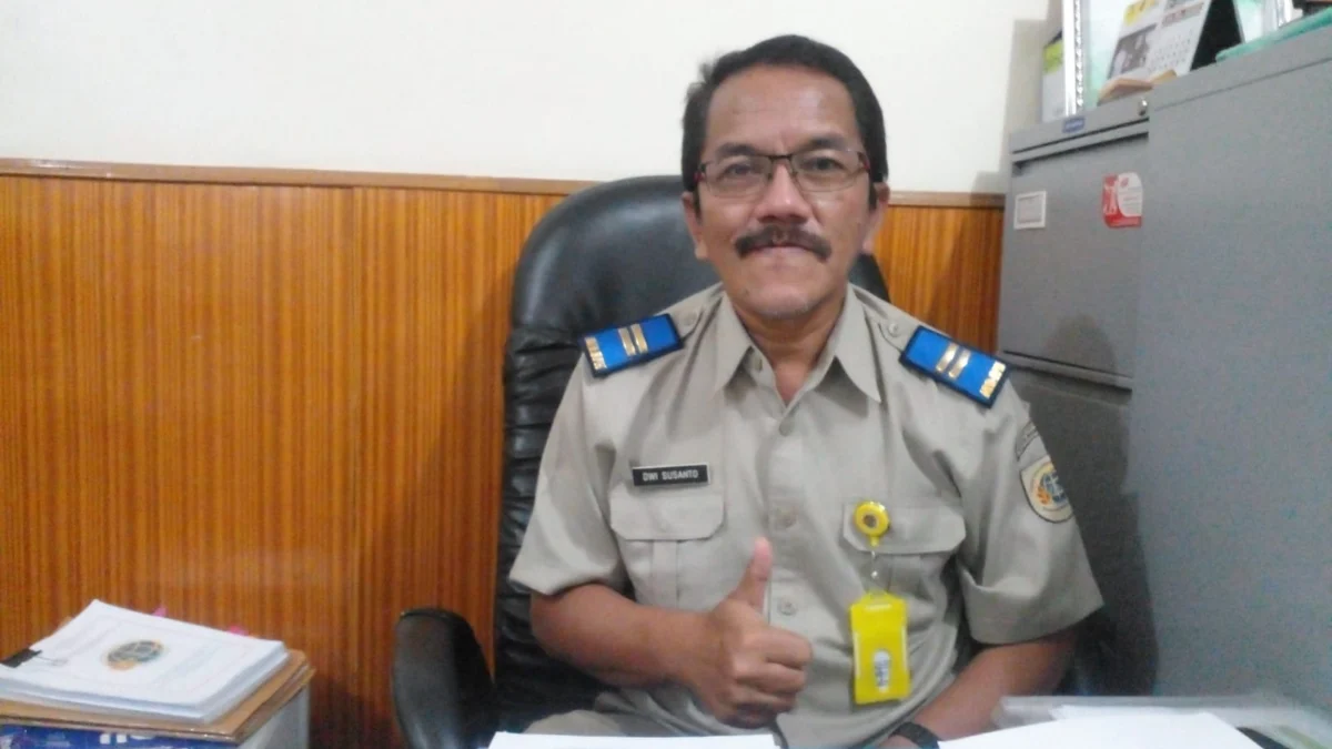 SIAP: Dwi Susanto sebagai Analis Anggaran Pertama, selaku Kepala Urusan Umum dan Kepegawaian Kantor BPN Sumedang, saat ditemui Sumeks baru-baru ini.