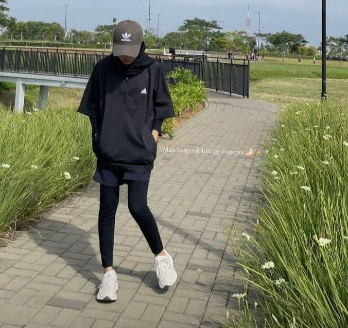 OOTD olahraga hijab