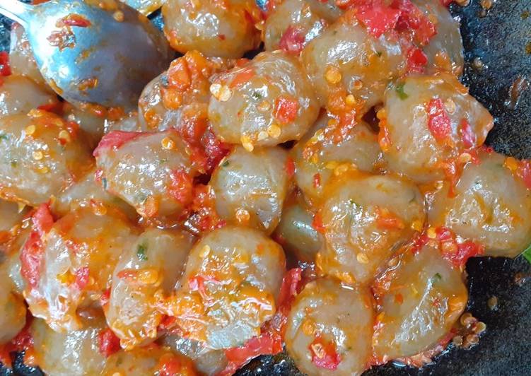 Resep cilok Goang bumbu mentah