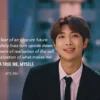 quotes rm bts bahasa inggris dan artinya