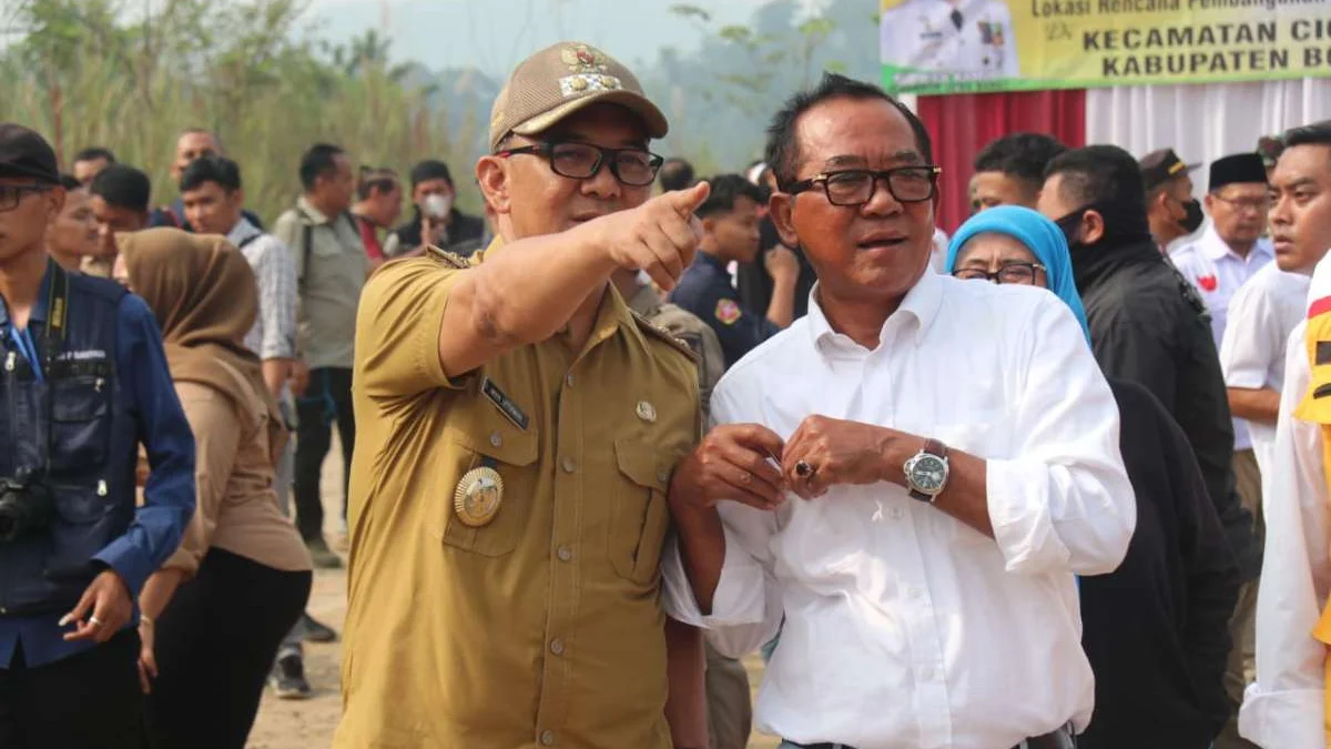 Iwan Setiawan Dampingi Gubernur Jabar Tinjau Lokasi Pembangunan Jalur Khusus Tambang