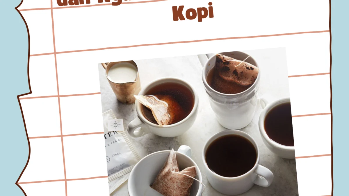 Kafein Rendah Ngopi Ringan dan Nyaman Dengan Dipping Kopi