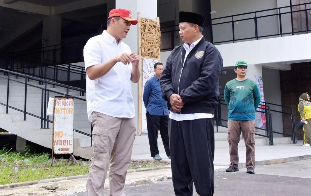 Wagub Jabar Tinjau Lift Bekas di Gedung Creative Center Tasikmalaya