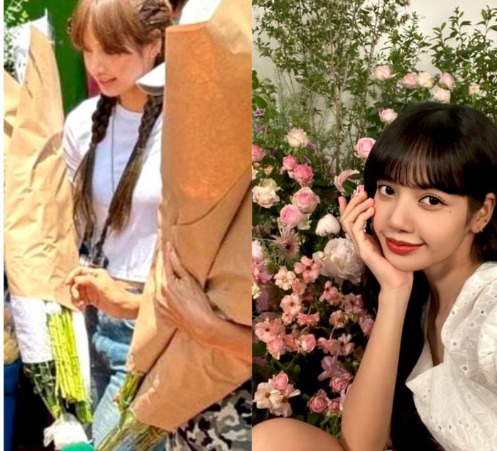 Lisa BLACKPINK Pergi ke Pasar Bunga di Thailand Sulit Bedakan Mana Lisa Mana Bunga, Yuk Intip Potretnya