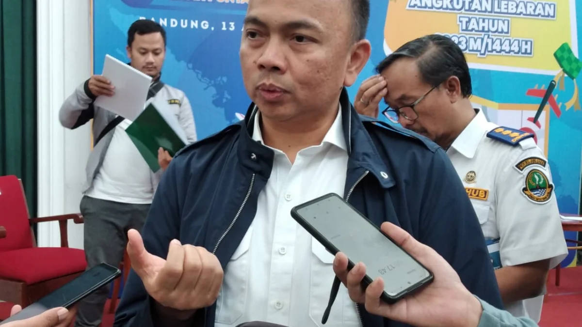 Kepala Dishub Jabar A Koswara menyampaikan kewenangan pengawasan tiket bus (Foto: Istimewa)