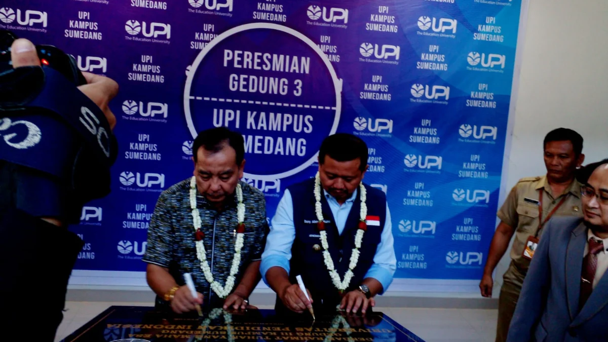 Peresmian Gedung 3 UPI Kampus Sumedang.