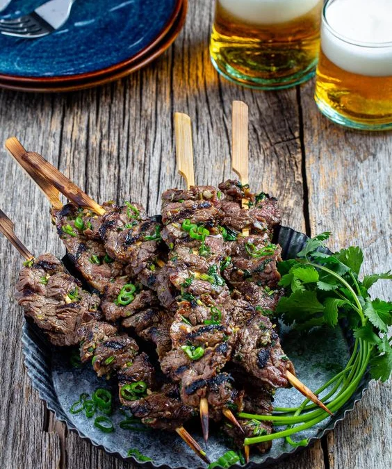 Resep Lemongrass Beef Skewers Olahan Daging Sapi Inspirasi Masakan Idul Adha