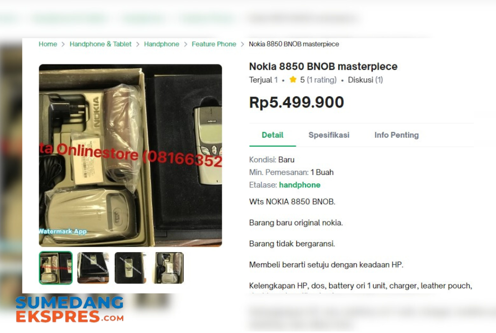 Fakta Unik Tentang Handphone Klasik Nokia 8850 Yang Wajib Kamu Ketahui