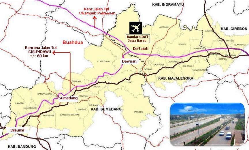 Melewati Tol Cisundawu Jarak Tempuh Bandung-Cirebon 1.5 Jam