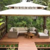 8 Ide Model Saung Gazebo Kayu, Bikin Nyaman Rumah Nyaman Berasa di Villa!