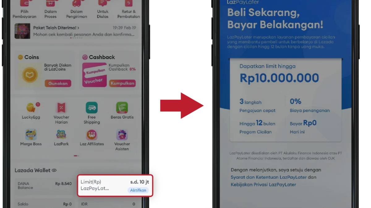 Ternyata Segampang Ini Cara Mengaktifkan Paylater Lazada!