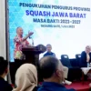 Sekda Setiawan Optimistis Cabor Squash Mampu Sumbang Emas untuk Jabar di PON 2024 Target delapan medali emas squash di PON XXI