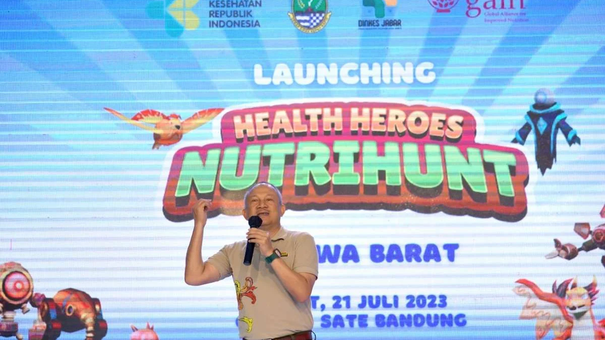 Sekda Setiawan Luncurkan Aplikasi Health Heroes Nutrihunt Se-Jawa Barat