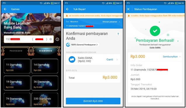 Anti Ribet, Ini Cara Top Up Diamond ML Murah di DANA Paling Mudah