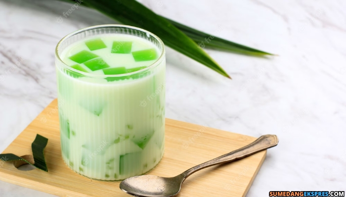 Cara Membuat Es Kelapa Muda Jelly Pandan Dengan Mudah, Cocok Untuk Ide Jualan