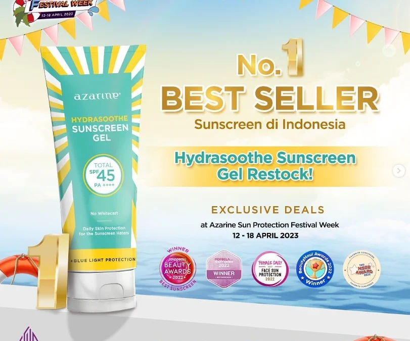 Inilah Kandungan Dari Azarine Hydrasoothe Sunscreen Gel SPF 45+++, Bagus Gak Sih? BAGUS BANGETTT!