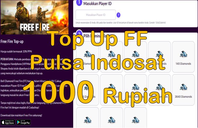 Top Up FF Murah