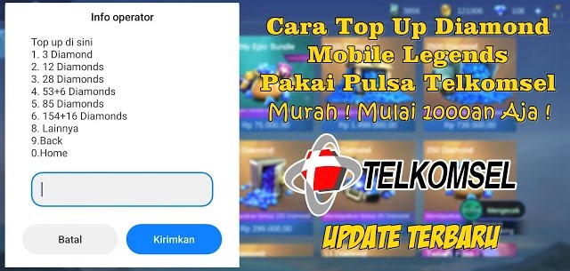 Lebih Murah? Ini Cara Mudah Top Up ML Pakai Pulsa Telkomsel