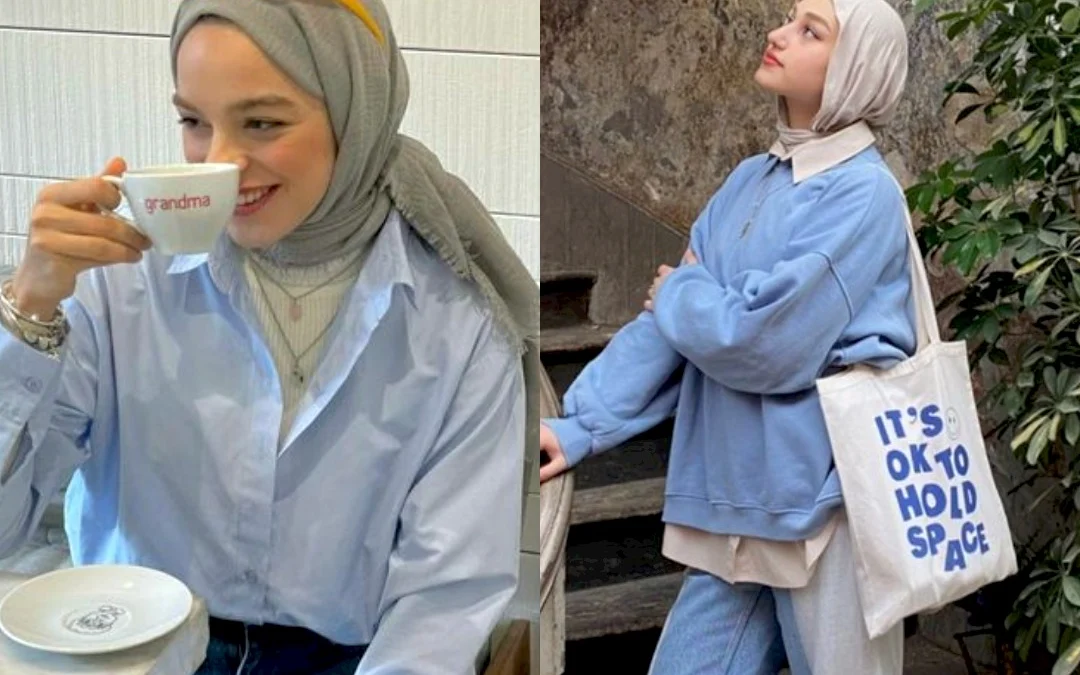 10 Rekomendasi Warna Jilbab Yang Cocok Dengan Baju Warna Baby Blue, Keliatan Elegan Anti Norak!