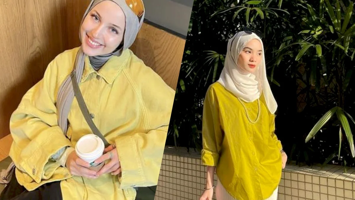 Kombinasi Jilbab yang Cocok Dengan Baju Warna Lime, Warna Jilbab yang Bikin Muka Terlihat Segar dan Cerah!