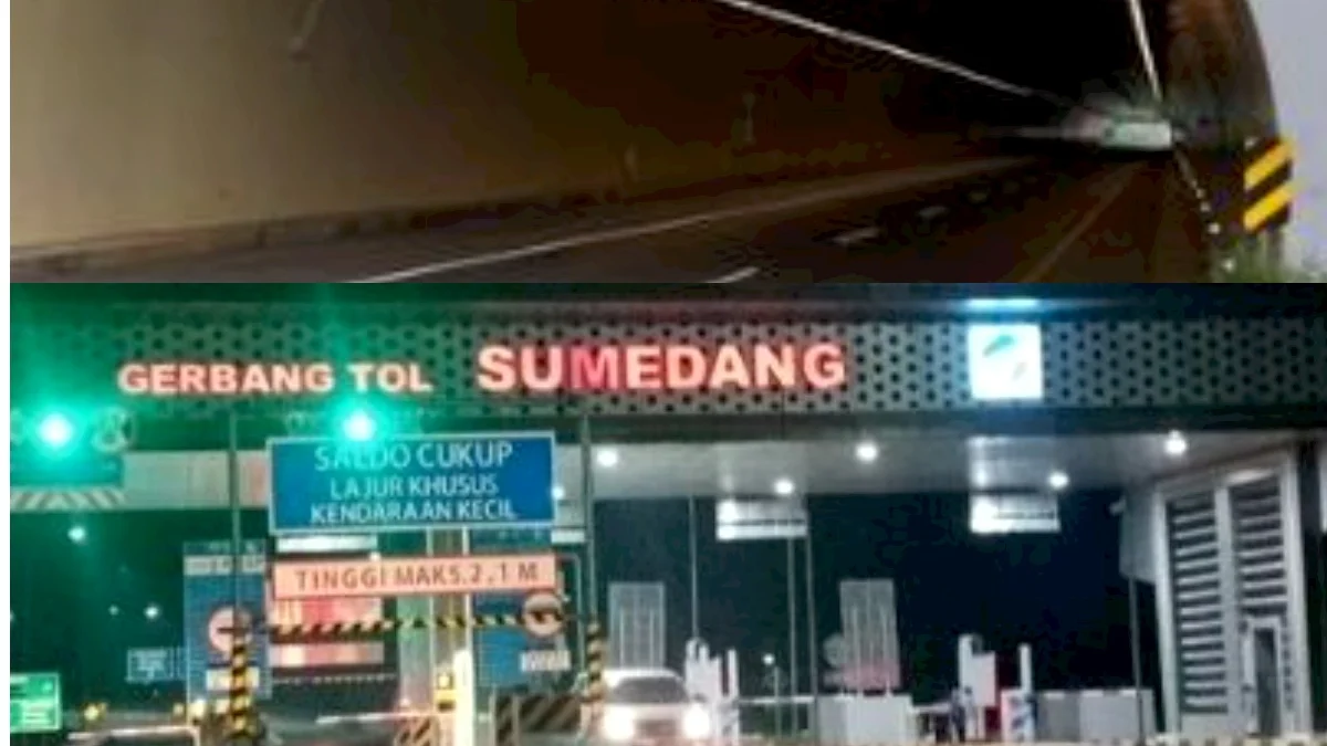 Melihat Keindahan Cisumdawu Light di Terowongan Kembar Tol Cisumdawu Saat Malam Hari