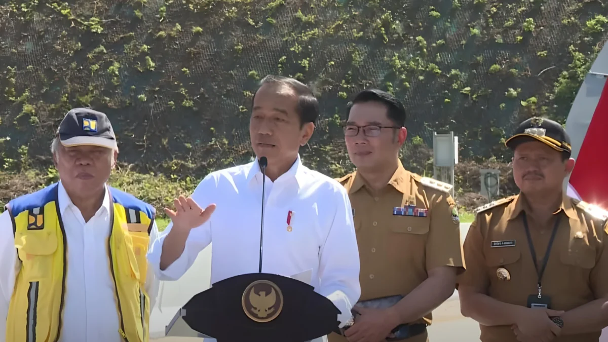 Terganjal Masalah Pembebasan lahan, Proyek Tol Cisumdawu Baru Rampung Setelah 12 Tahun Berlalu (foto: tangkap layar YouTube Sekretariat Presiden)