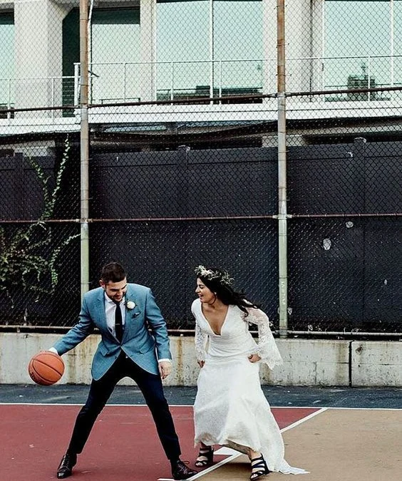 Inspirasi Prewedding Bertemakan BasketBall Wah Ini Sih Boleh Juga