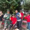 ANTUSIAS: Launcing Perjanjian Kerjasama Kodim 0610/Sumedang, Pemda Sumedang dan Polres Sumedang dalam rangka meningkatkan ketahanan pangan, bertempat di Blok Cicongkar, Dusun Pasir Peti, Desa Margalaksana, Kecamatan Sumedang Selata, Rabu (23/08).(istimewa)