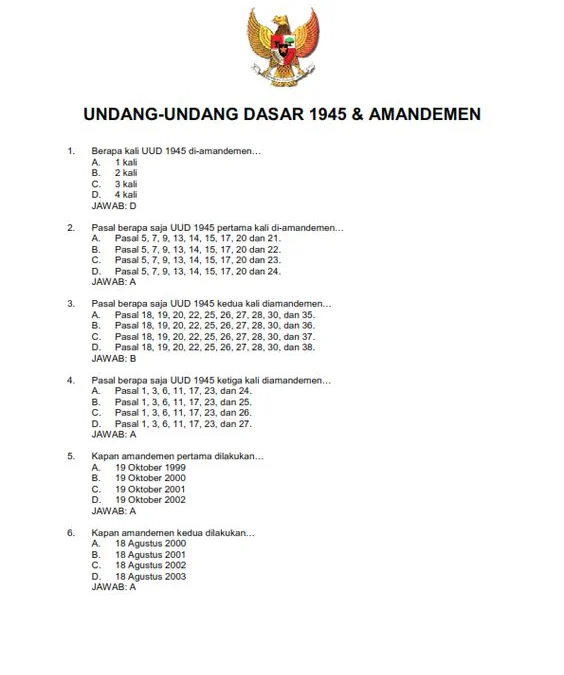 Kumpulan Soal Latihan CPNS 2023 dan Kunci Jawaban Lengkap (PDF)