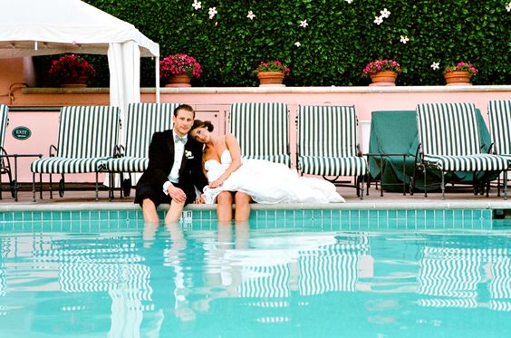 Inspirasi Konsep Prewedding Swimming Pool