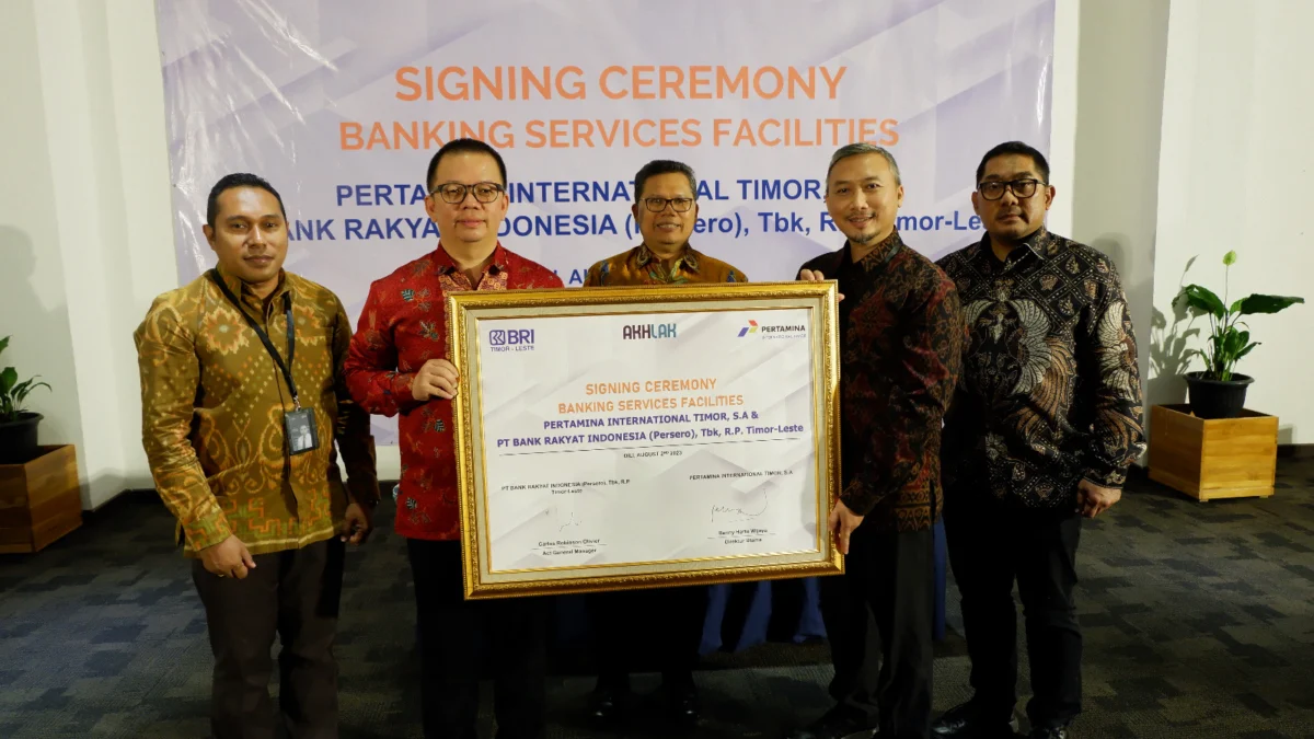 Sediakan Integrated Banking Solution Pengelolaan SPBU, BRI Timor-Leste Sinergi dengan Pertamina International Timor, S.A