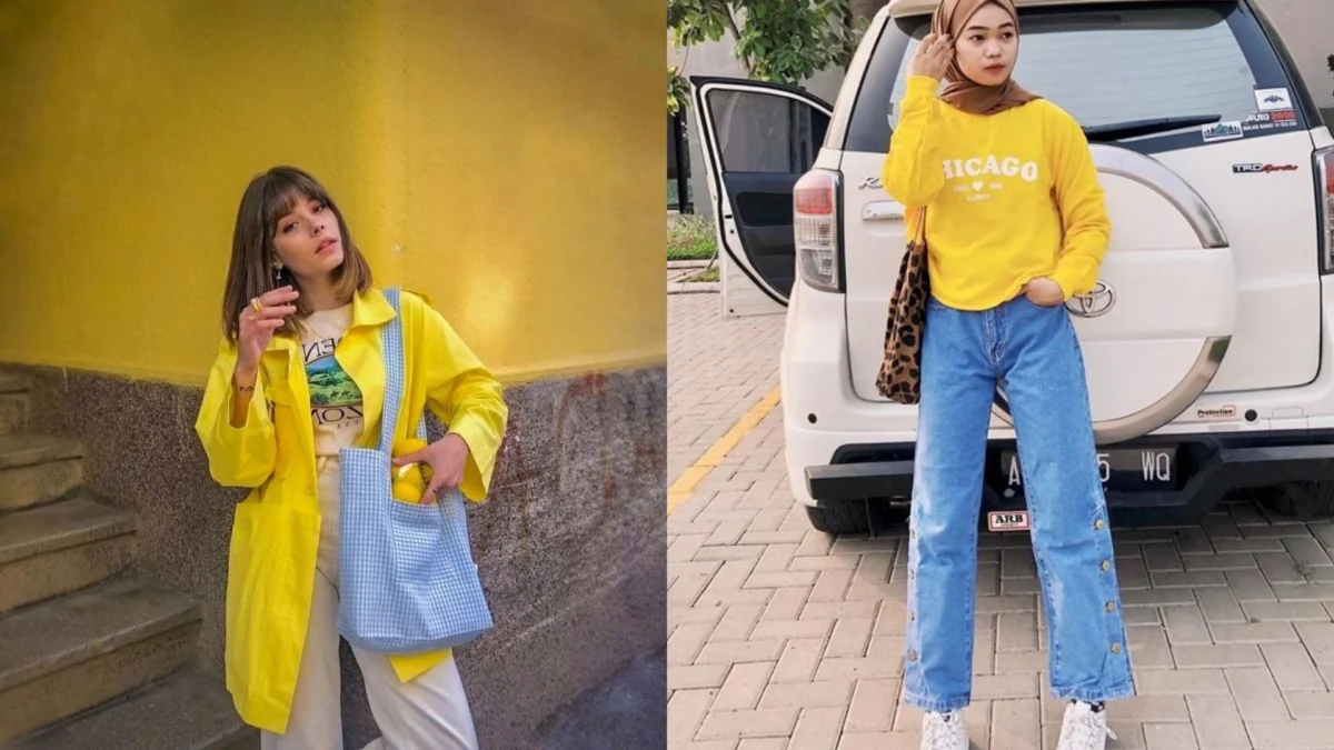 Baju Warna Lemon Cocok dengan Celana Warna Apa Ya? Kuy Liat Inspirasinya!