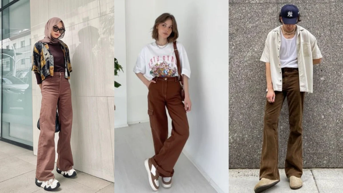 Buruan Intip 10 Inspirasi OOTD Celana Coklat Ini! Yuk Bikin Tampilanmu Makin Kece!