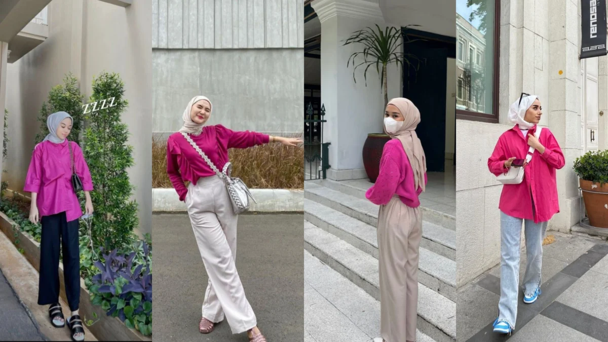 Baju Fuschia Jilbab Warna Apa yang Cocok? Cus Intip, Jan Malu-malu!