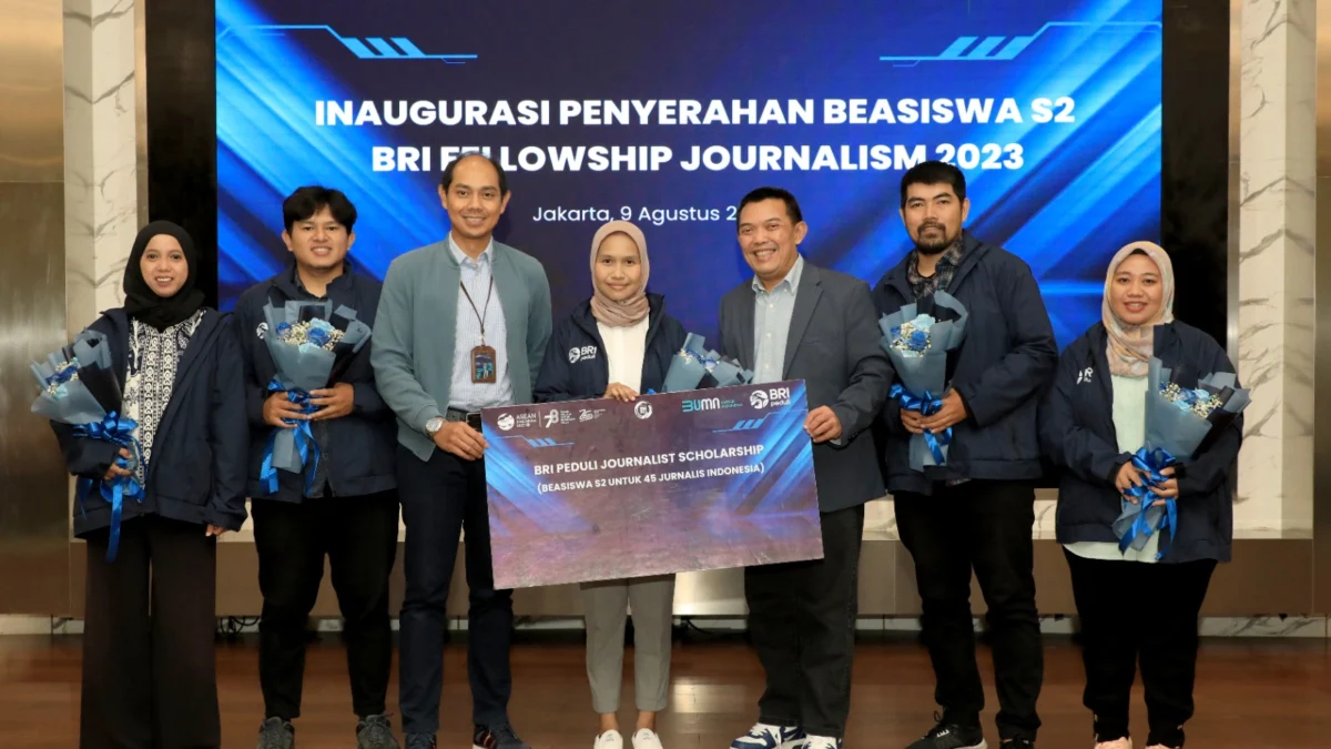 Inagurasi BRI Fellowship Journalism 2023, 45 Jurnalis Resmi Peroleh Beasiswa S2