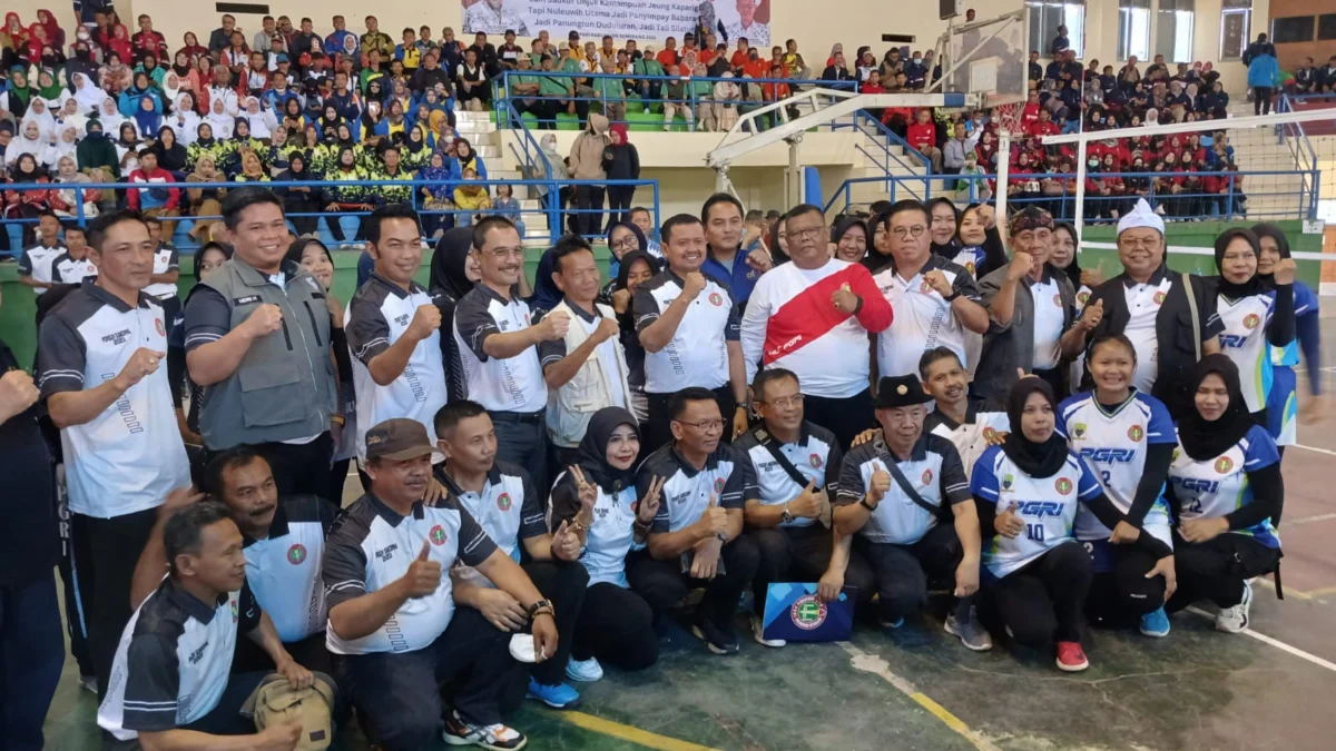 Guru dari 26 Kecamatan di seluruh Kabupaten Sumedang, berkumpul sebagai peserta lomba PORGUR dan Seni.(istimewa)