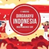 Banner Hari Kemerdekaan Indonesia Yang ke-78