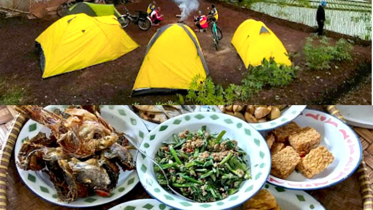 Terbaru Tempat Camping Sumedang di Tengah Sawah Kampung Kawangi Sumedang Ada Wisata Kuliner Unik Masak Masih Pakai Tungku