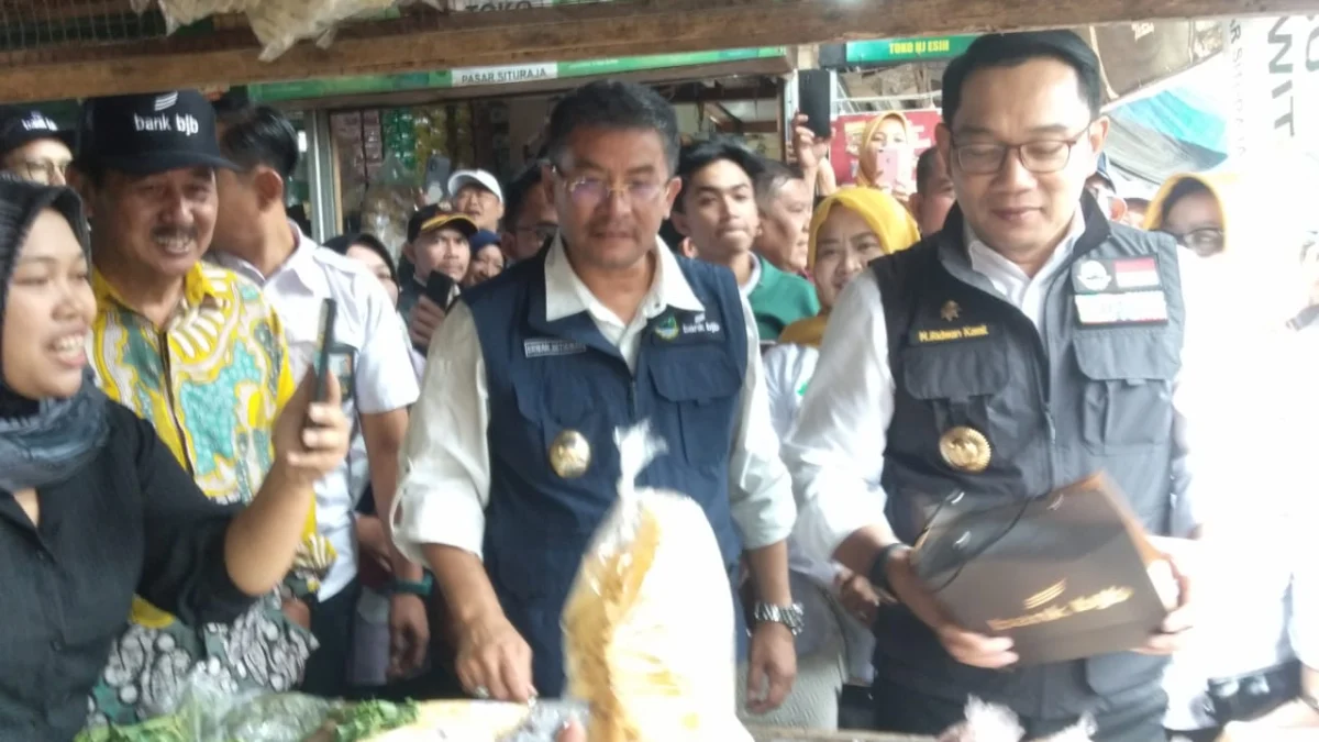 Formalin Masih Ditemukan di Pasar Tradisional Situraja Sumedang, Gubernur: Kalau Ada Makanan yang Terlalu Ngejreng, Jangan Dikonsumsi (FOTO: SUMEKS)