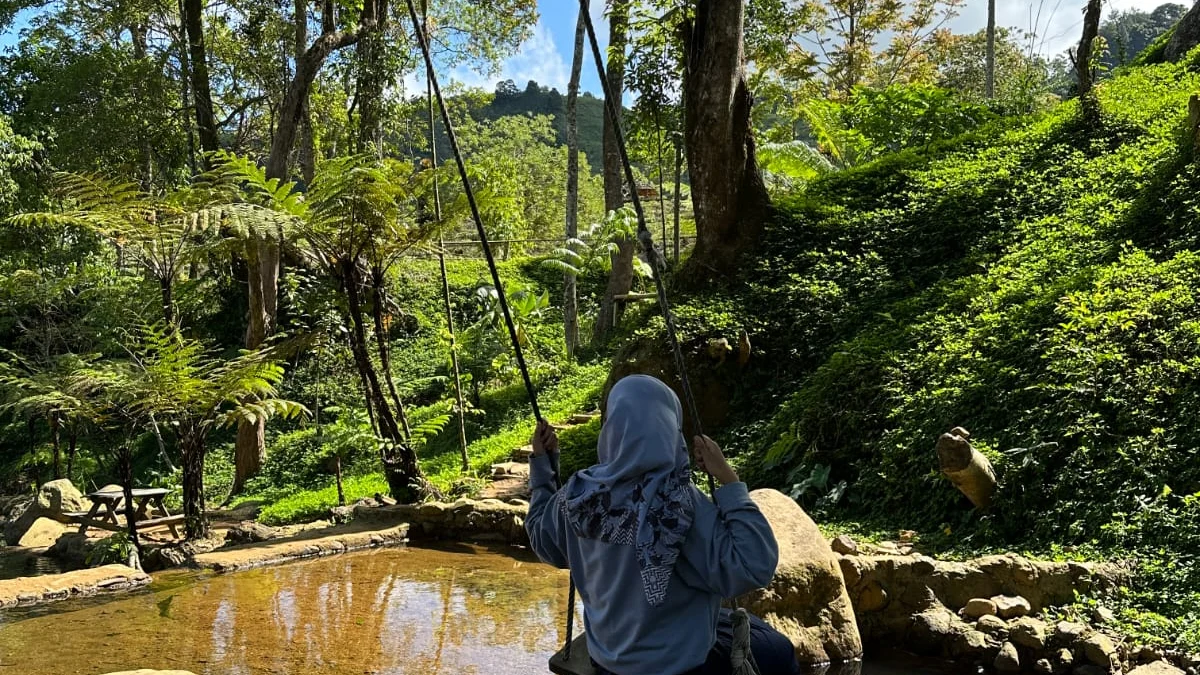 Danau ala film heart di Sumedang