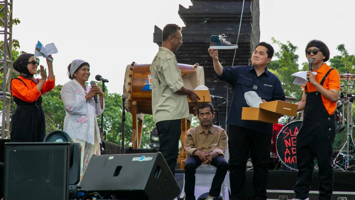 Menteri BUMN Erick Thohir Hadiri Pesta Rakyat Simpedes BRI, 20.000 Orang Semarakkan Pesta UMKM