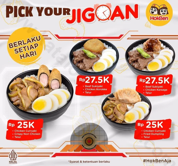 Menu HokBen Hemat Di Bulan Kemerdekaan Agustus 2023