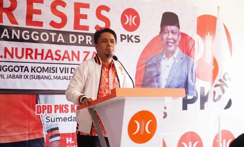 SIAP: Ketua DPD PKS Kabupaten Sumedang, Yana Flandriana saat ditemui Sumeks, baru-baru ini.(istimewa)