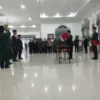 DETIK-DETIK TERAKHIR: Bupati Sumedang melantik tiga pejabat Eselon dua di Gedung Negara Kabupaten Sumedang, kemarin. Acara dihadiri Wabup Erwan Setiawan.