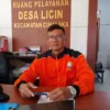 Kepala Desa Licin Zulkifli M Ridwan, saat memaparkan alokasi program Ketahanan pangan di Desanya.