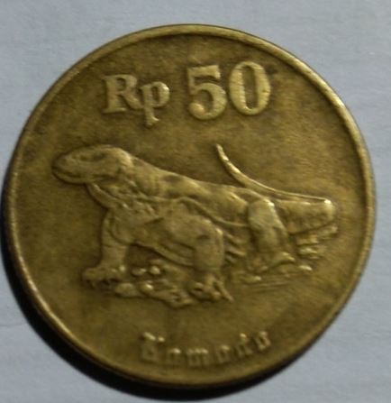 Harga Uang Koin 50 Rupiah Gambar Komodo Dihargai Tinggi Oleh Kolektor