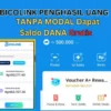 Bicolink : Dapatkan Saldo DANA Gratis Rp100 Ribu Dari Bonus Pendaftaran Website Penghasil Uang Ini