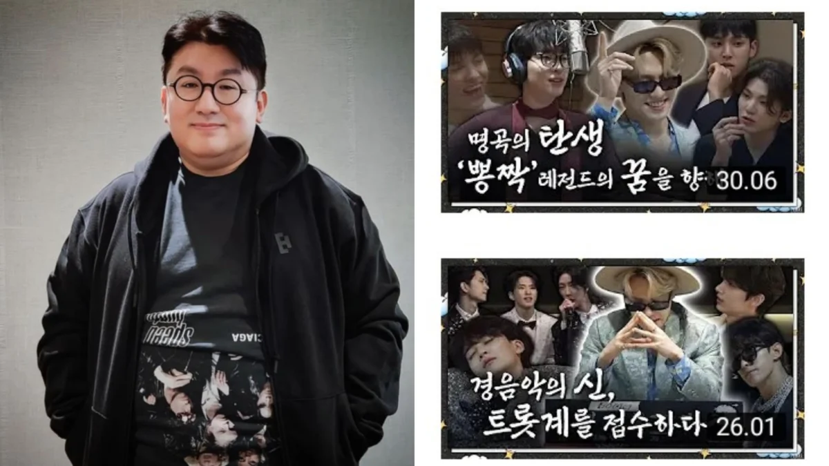 Ini Respon Gemes Bang Si Hyuk pas SEVENTEEN Rilis Lagu Trot yang Sebut Namanya