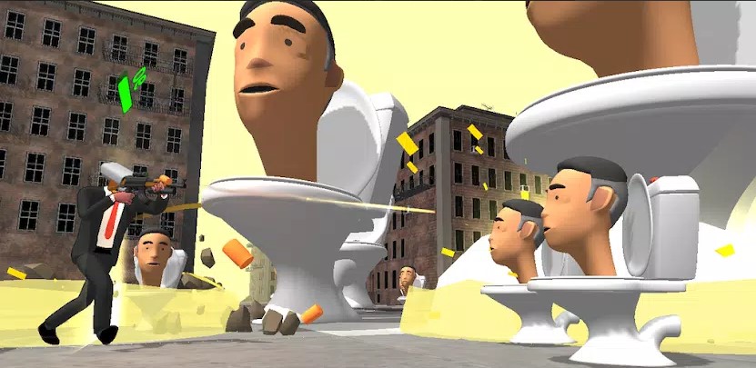 Download Skibidi War - Toilets Attack Apk Unlimited Money Terbaru 2023