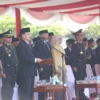 IKUT NSERTA: Anggota DPRD Provinsi Jawa Barat H. Abdul Harris Bobihoe saat upacara Peringatan Hari Kesaktian Pancasila Tahun 2023 Tingkat Provinsi Jawa Barat di Lapangan Gasibu Kota Bandung, Minggu (1/10/23).